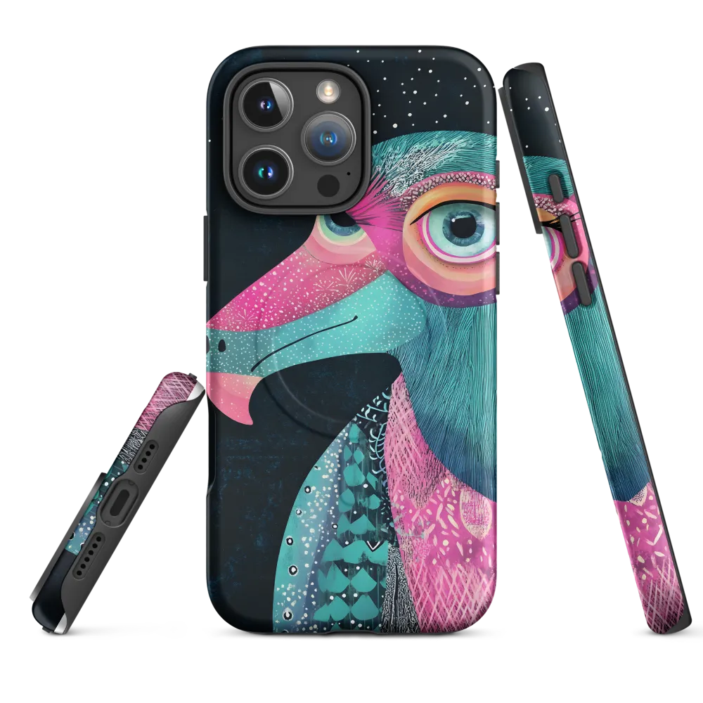 Whimsical Vulture: A Dance of Colors