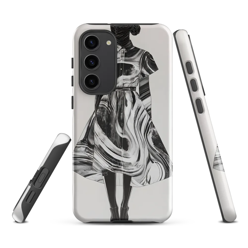 Whirls of Elegance: A Contemporary Fashion Design