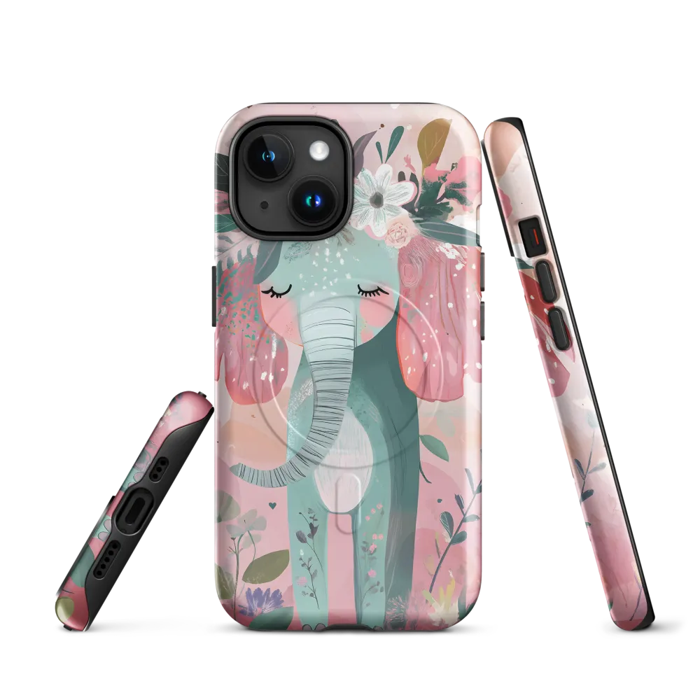 Whimsical Elephant in Bloom