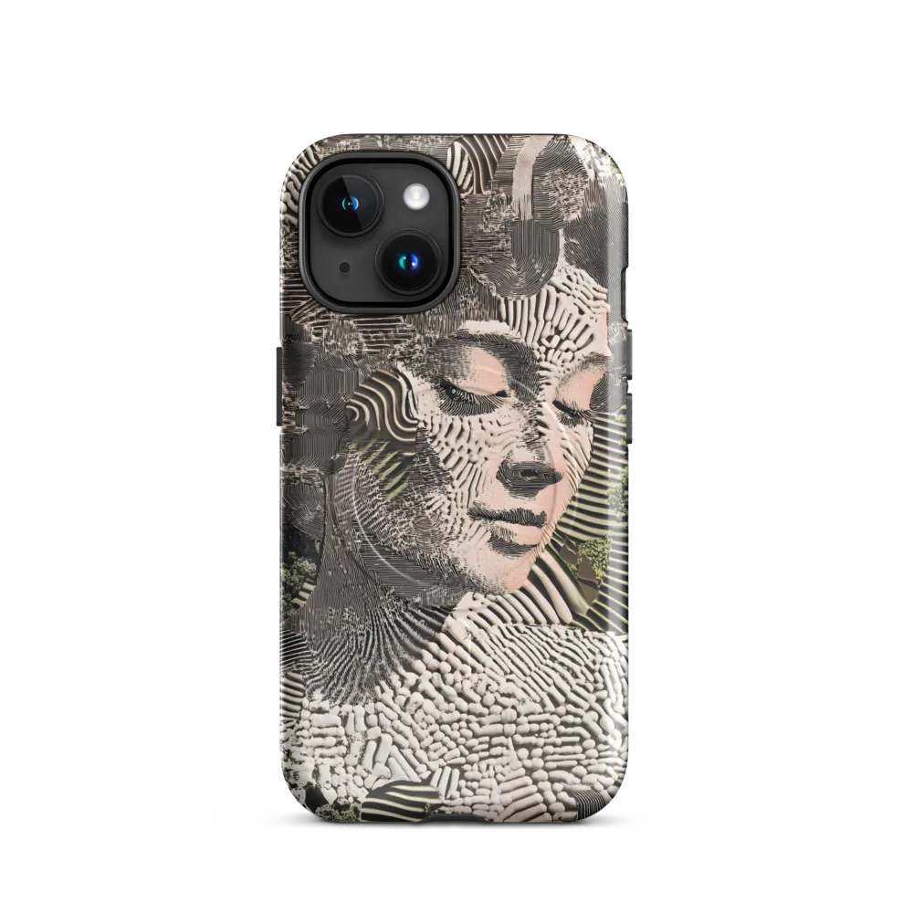 Ethereal Blend of Nature and Humanity | Phone Case |  15 | MagSafe® Tough Case | Glossy