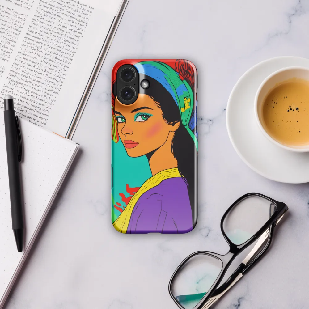 Vibrant Elegance | Phone Case |  16 Plus | Snap Case | Glossy
