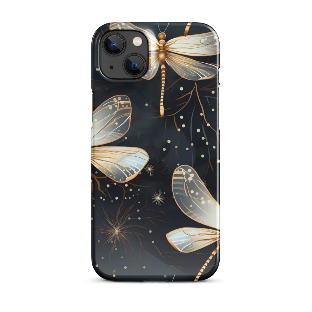 Ethereal Dance: Dragonflies in a Midnight Garden