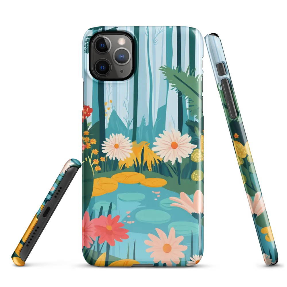 Serenity in Bloom | Phone Case |  11 Pro Max | Snap Case | Glossy