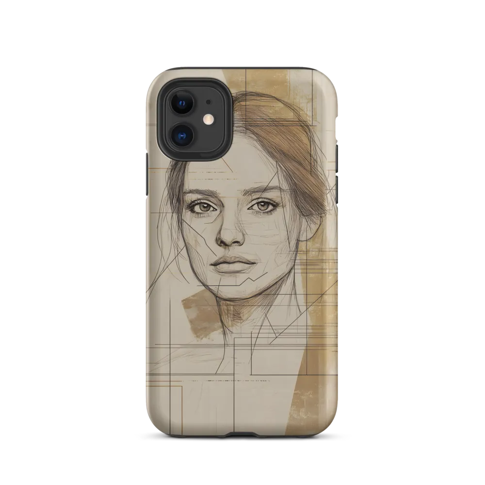 Geometric Elegance: A Modern Portrait