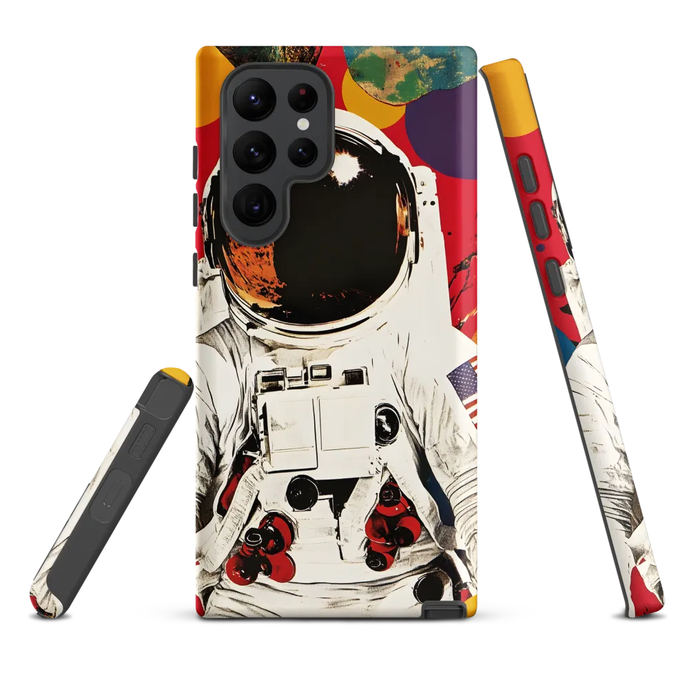 Cosmic Exploration: The Astronaut's Journey | Phone Case |  S22 Ultra | Tough Case | Matte