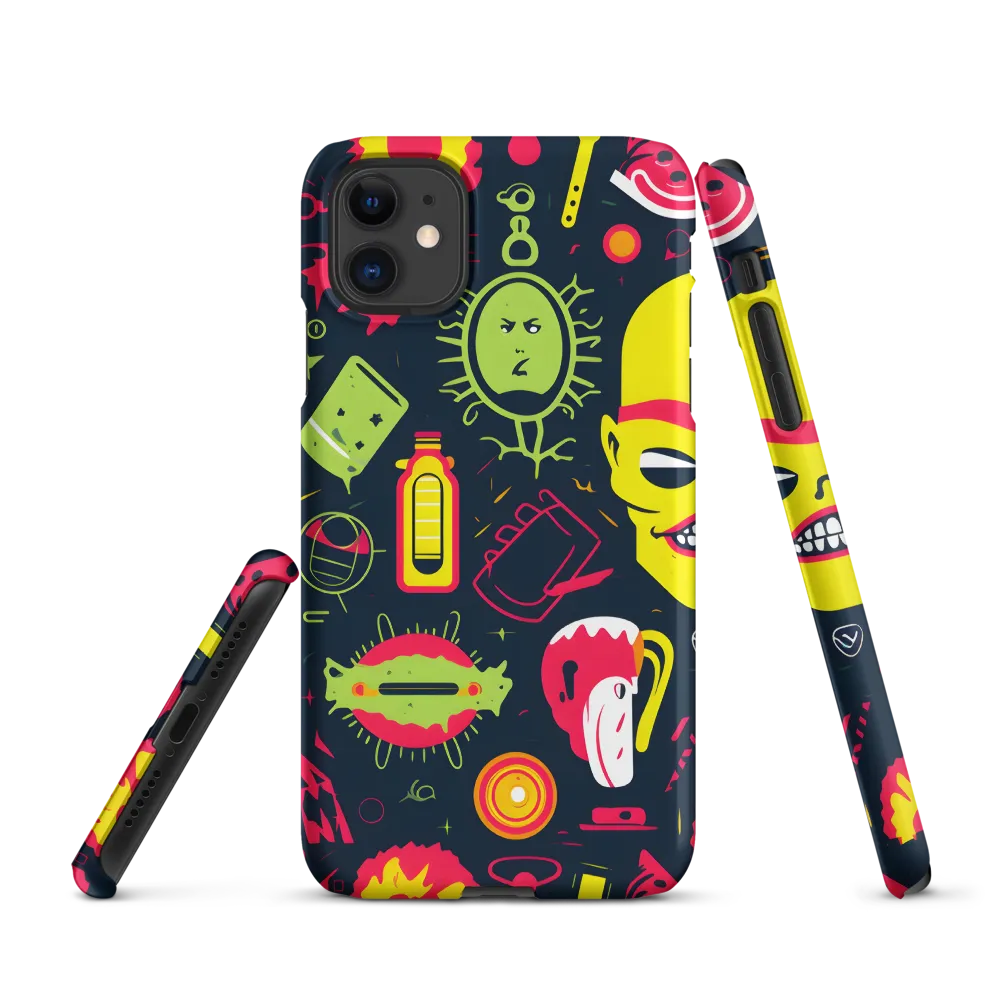 Neon Revelry: A Quirky Exploration of Modern Pop Art