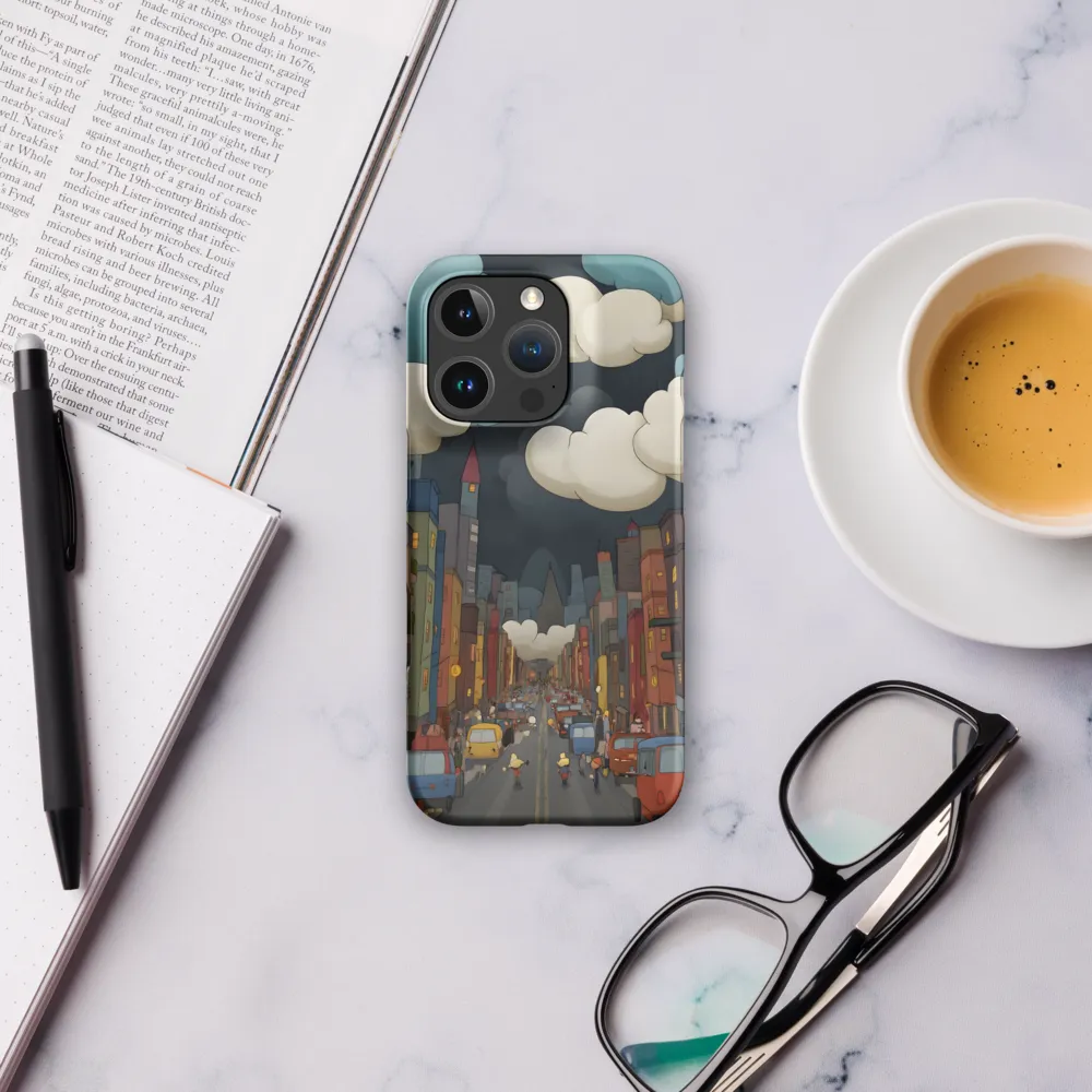 Urban Symphony: A City Awakens at Dusk | Phone Case |  16 Pro | Snap Case | Matte