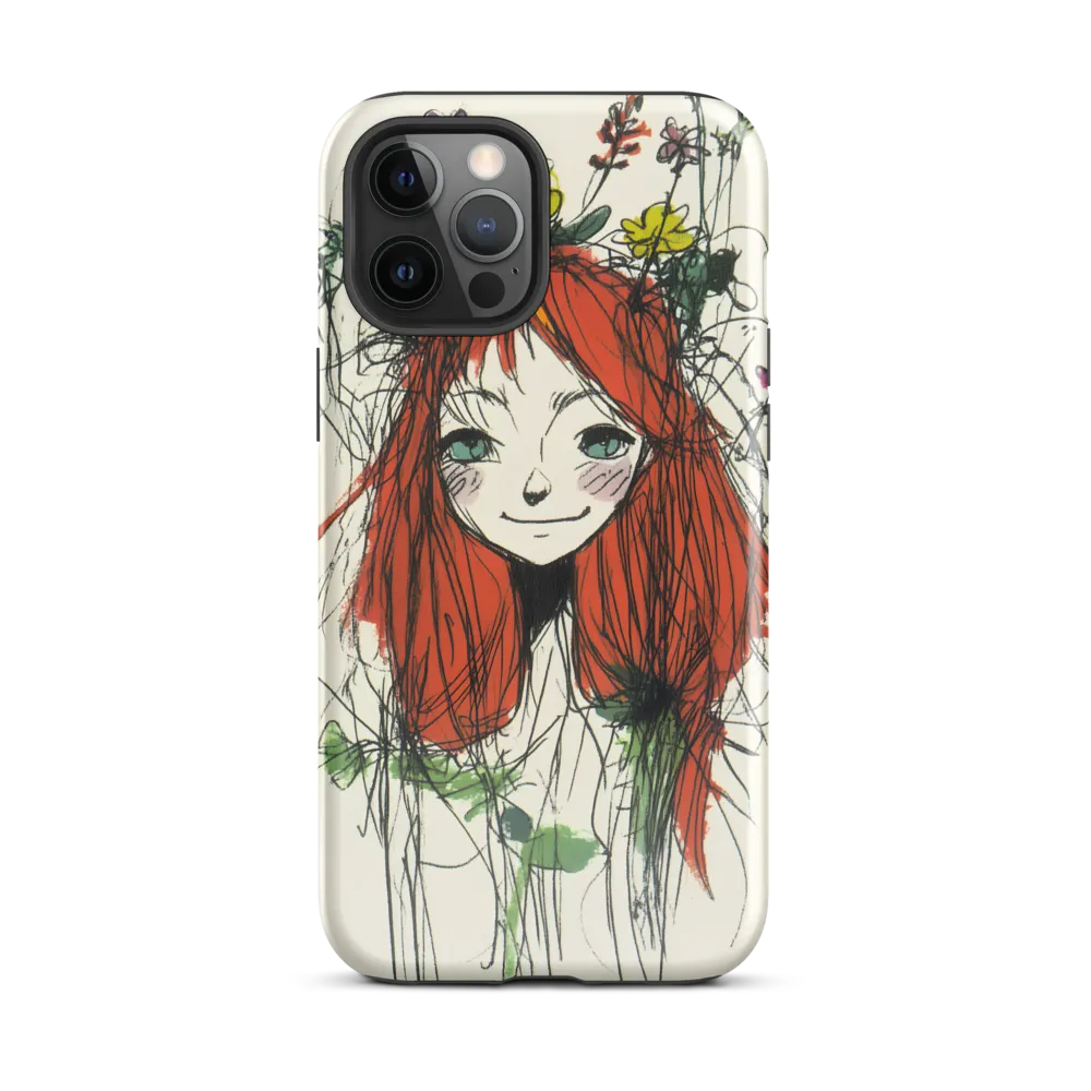 Whimsical Floral Portrait