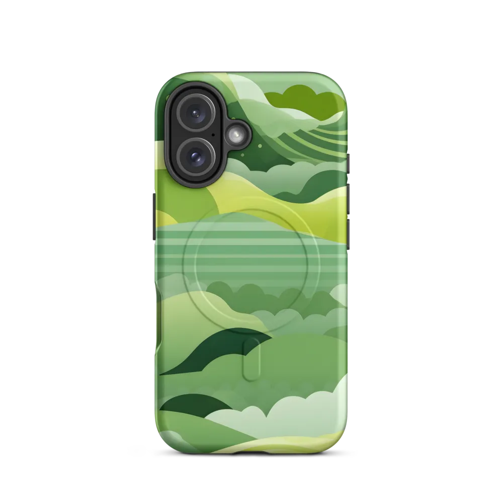 Tranquility in Green Waves