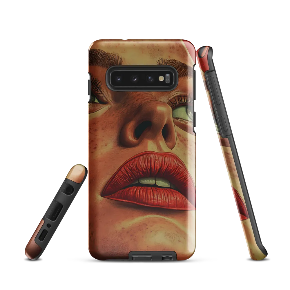 Red Intensity: A Portrait of Elegance