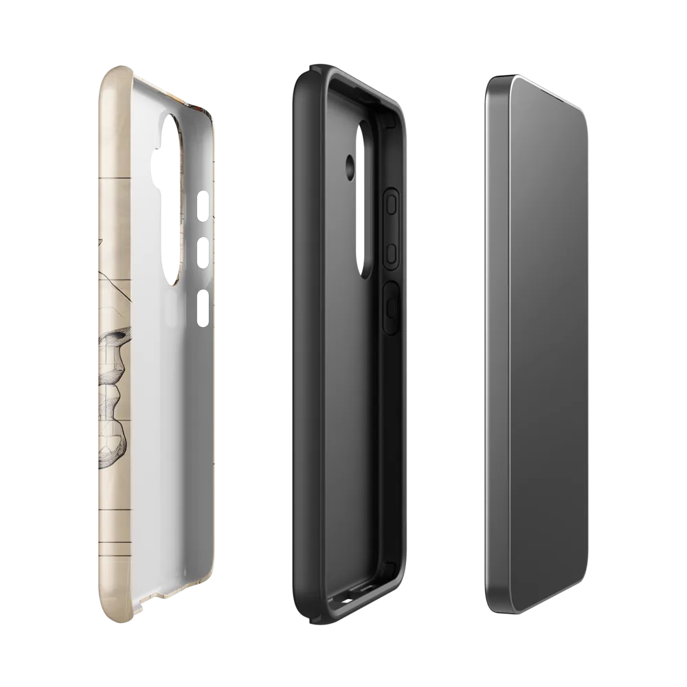 Geometric Reverie | Phone Case |  S24 | Tough Case | Glossy