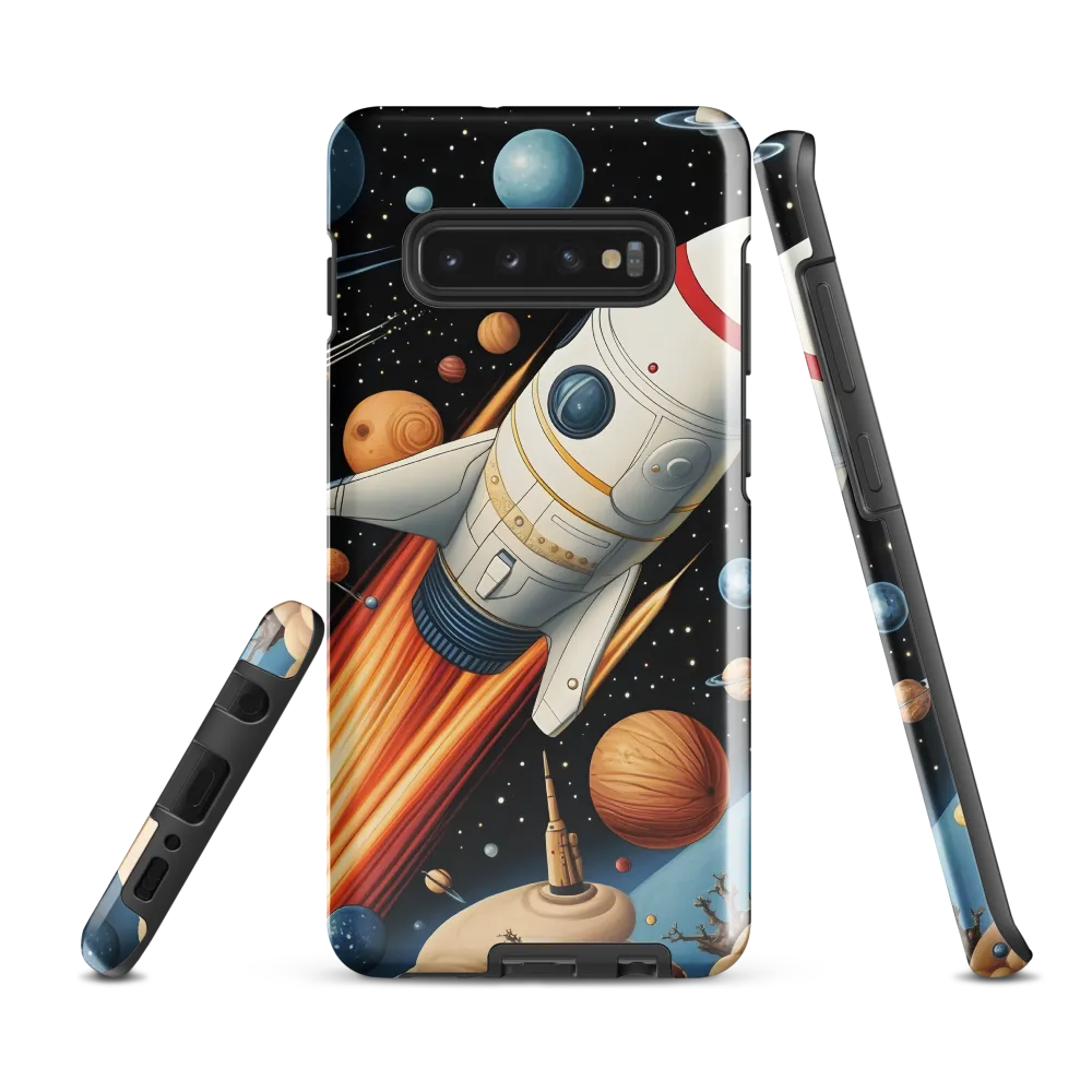 Journey Through the Cosmos | Phone Case |  S10 Plus | Tough Case | Glossy