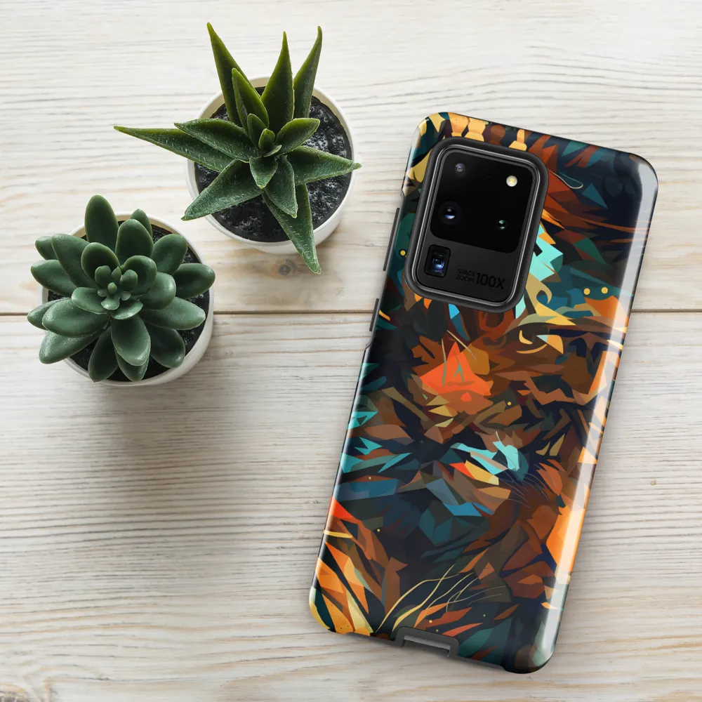 Wild Symphony: Abstract Tigers | Phone Case |  S20 Ultra | Tough Case | Glossy