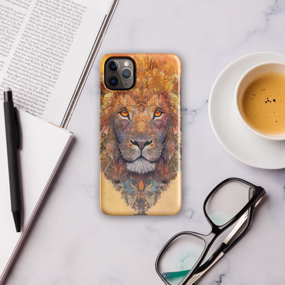 Royal Splendor: The Majestic Lion | Phone Case |  11 Pro Max | Snap Case | Glossy