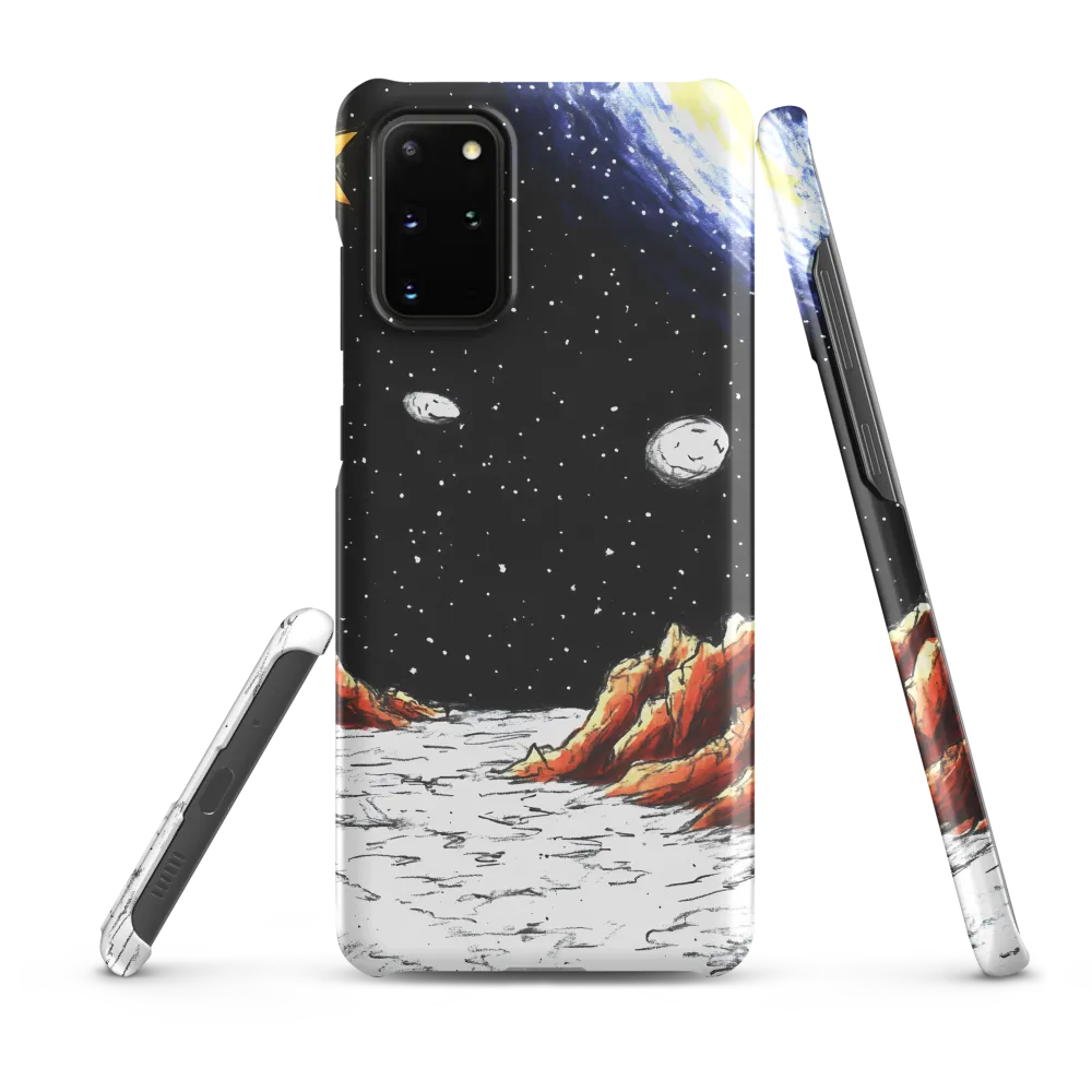 Crimson Cliffs Beneath a Star Field