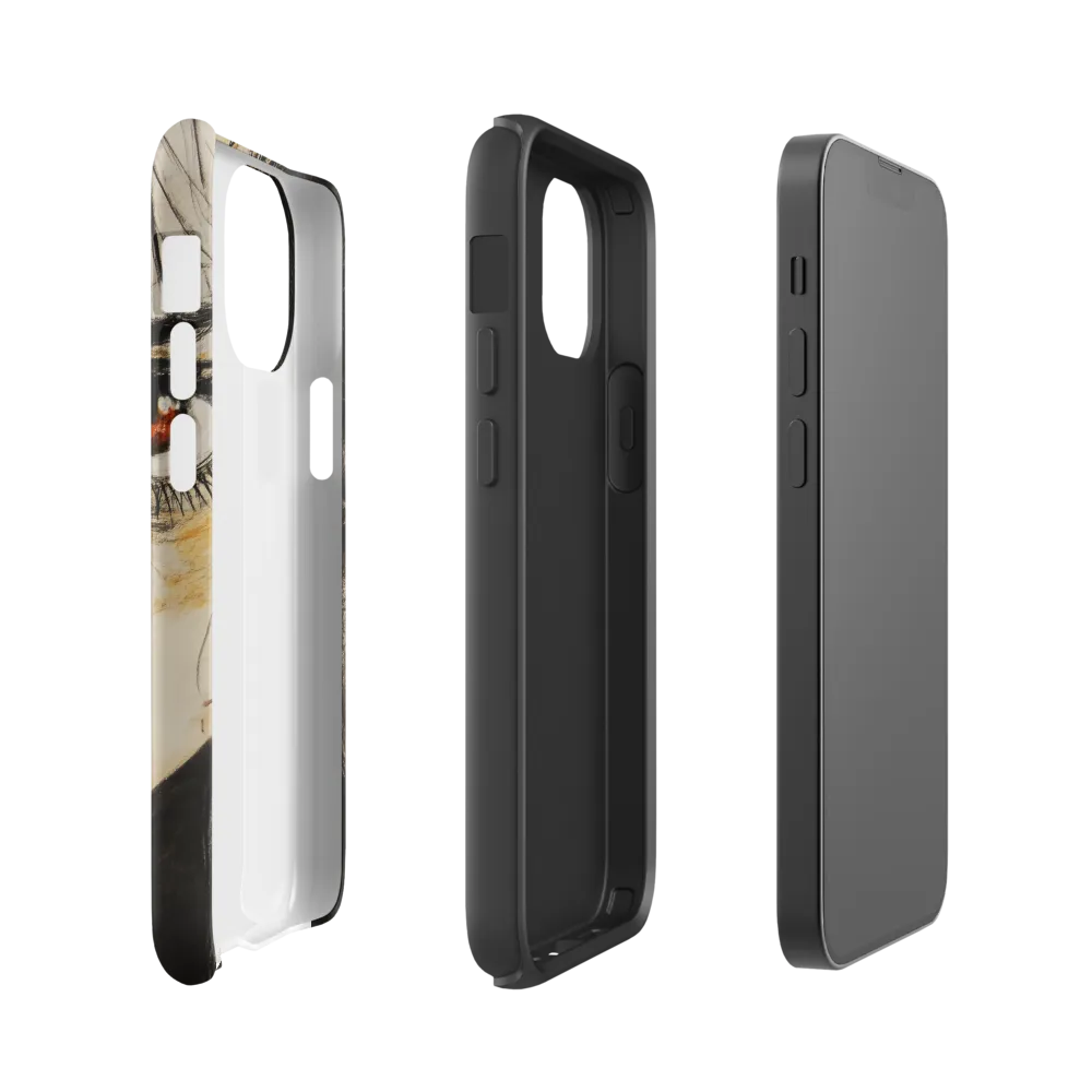 Gaze of Intensity | Phone Case |  13 mini | Tough Case | Matte