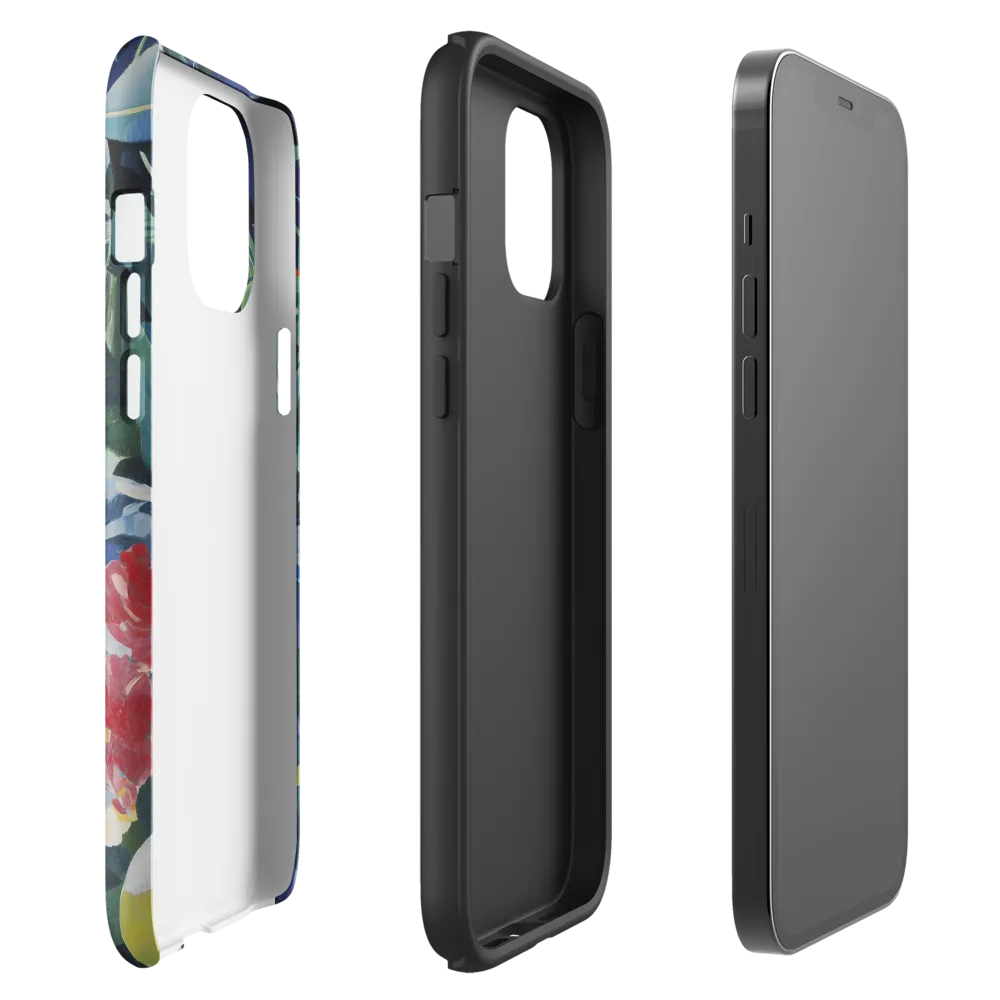Hidden Majesty: The Jaguar Amongst Tropical Splendor | Phone Case |  12 Pro Max | Tough Case | Glossy
