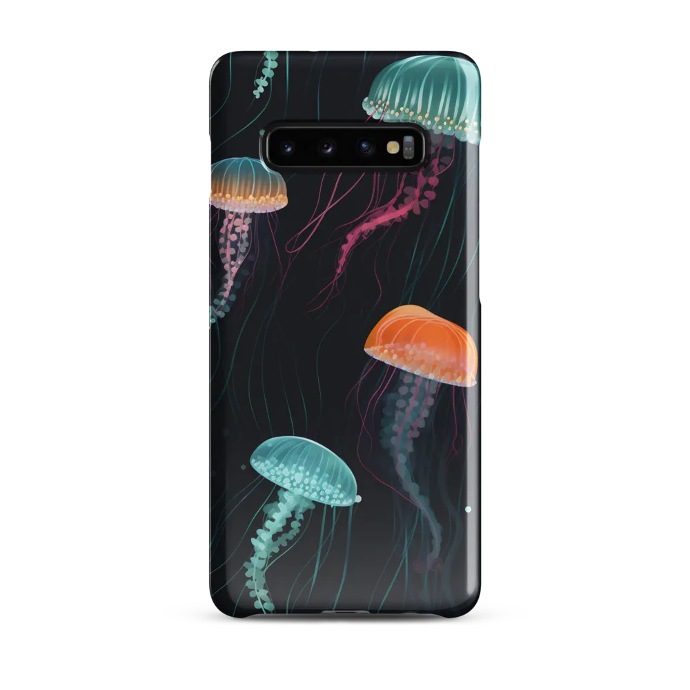 Ethereal Dance of Jellyfish | Phone Case |  S10 Plus | Snap Case | Glossy