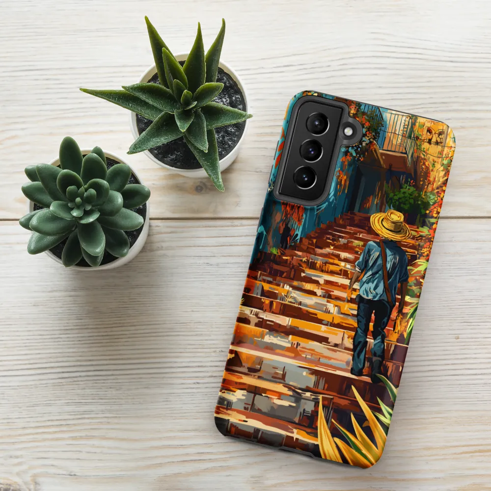 Steps to Adventure | Phone Case |  S21 Plus | Tough Case | Matte