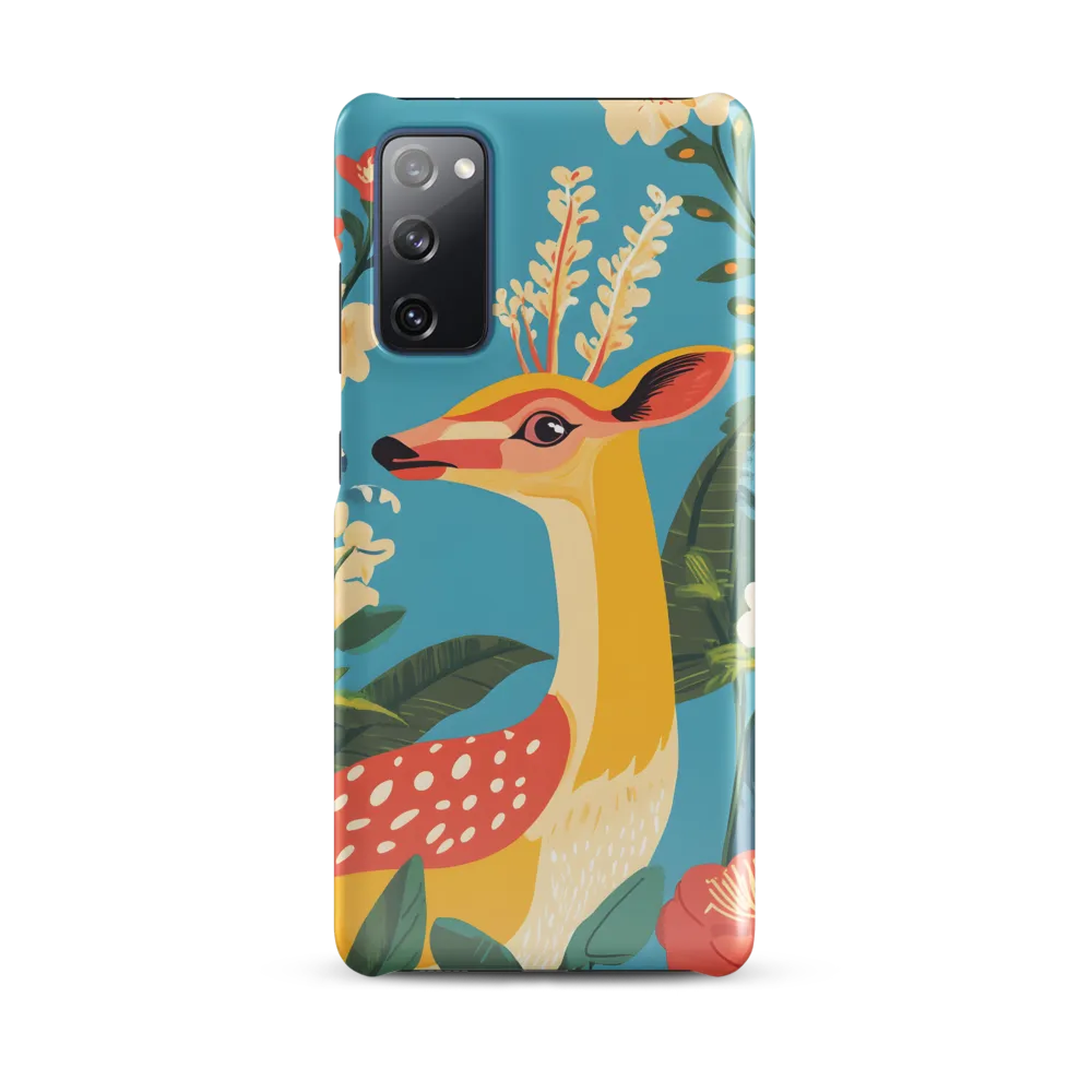 Serene Majesty: A Vibrant Deer Amidst Flora