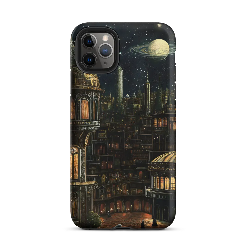 Celestial Enigma: A Surreal Cityscape