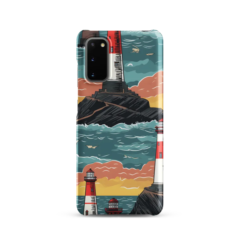 Lighthouses in a Whimsical Ocean