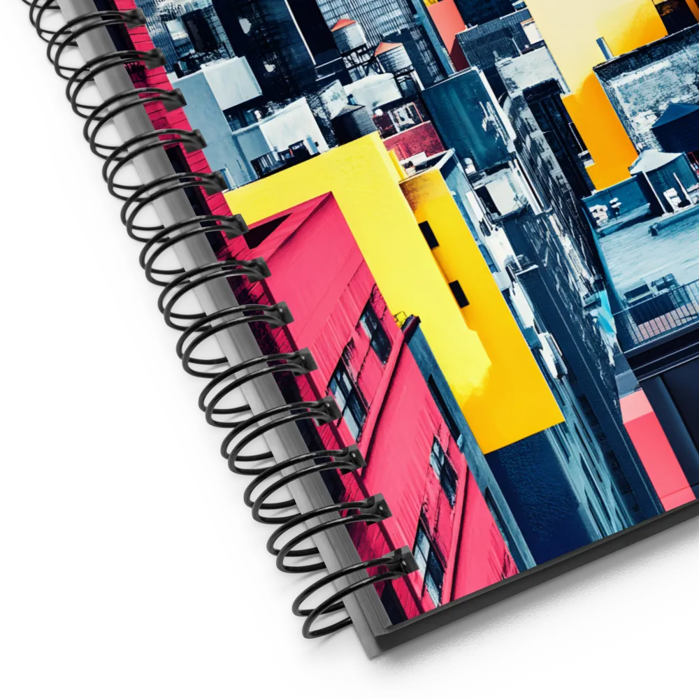 Urban Symphony in Color | Spiral Notebook