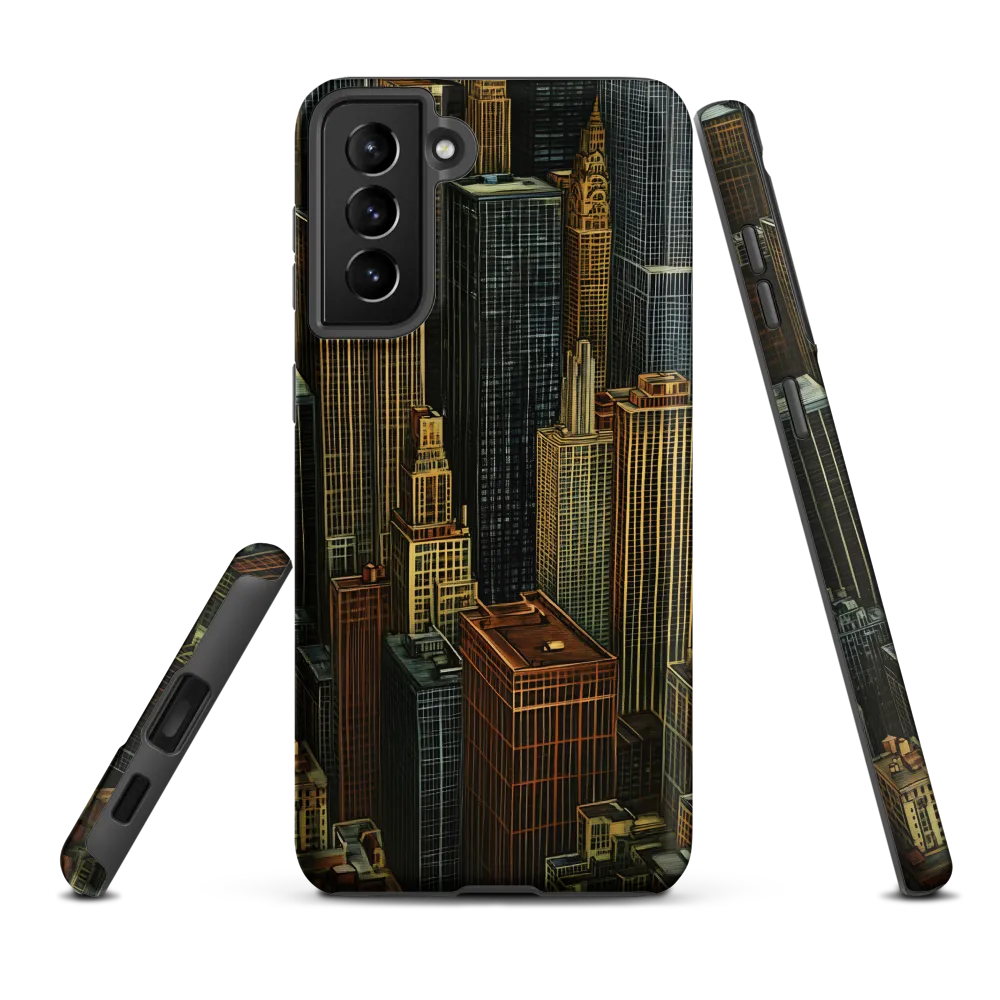 Urban Elegance: A Golden Cityscape