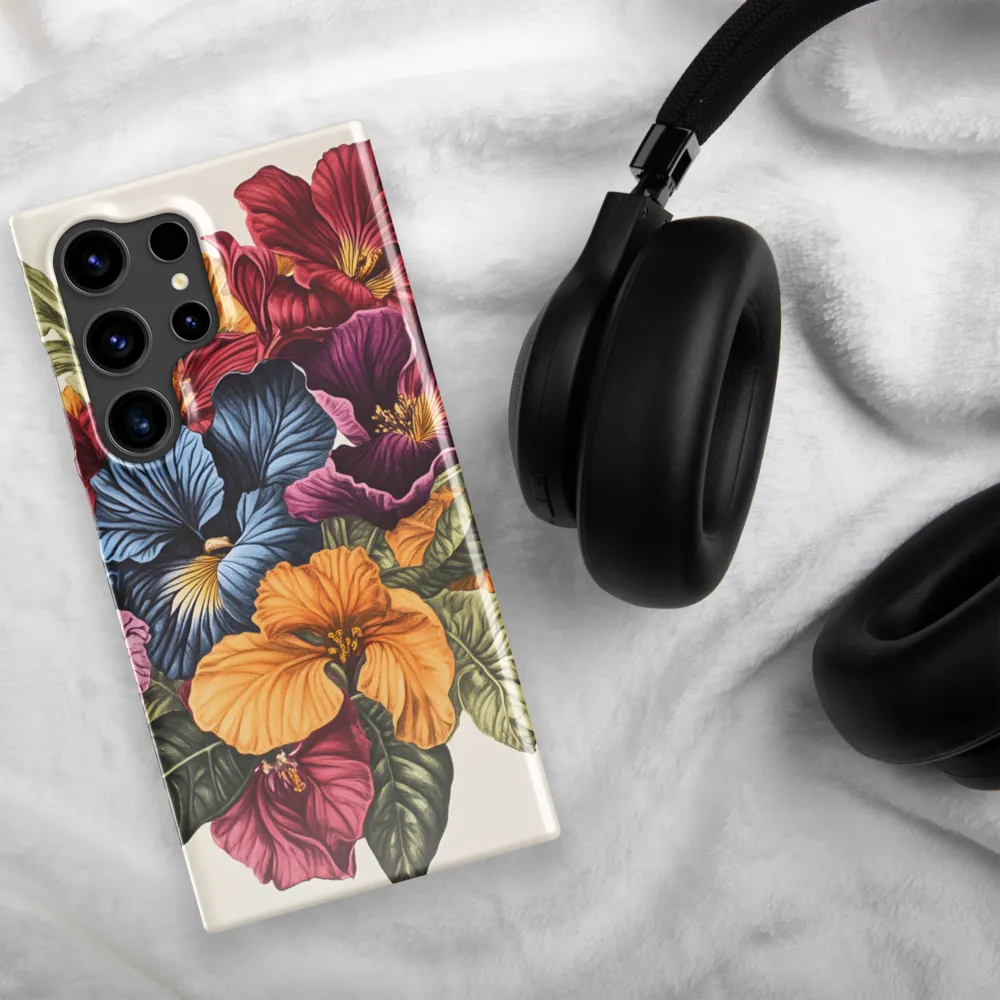 Floral Symphony in Color | Phone Case |  S24 Ultra | Snap Case | Glossy