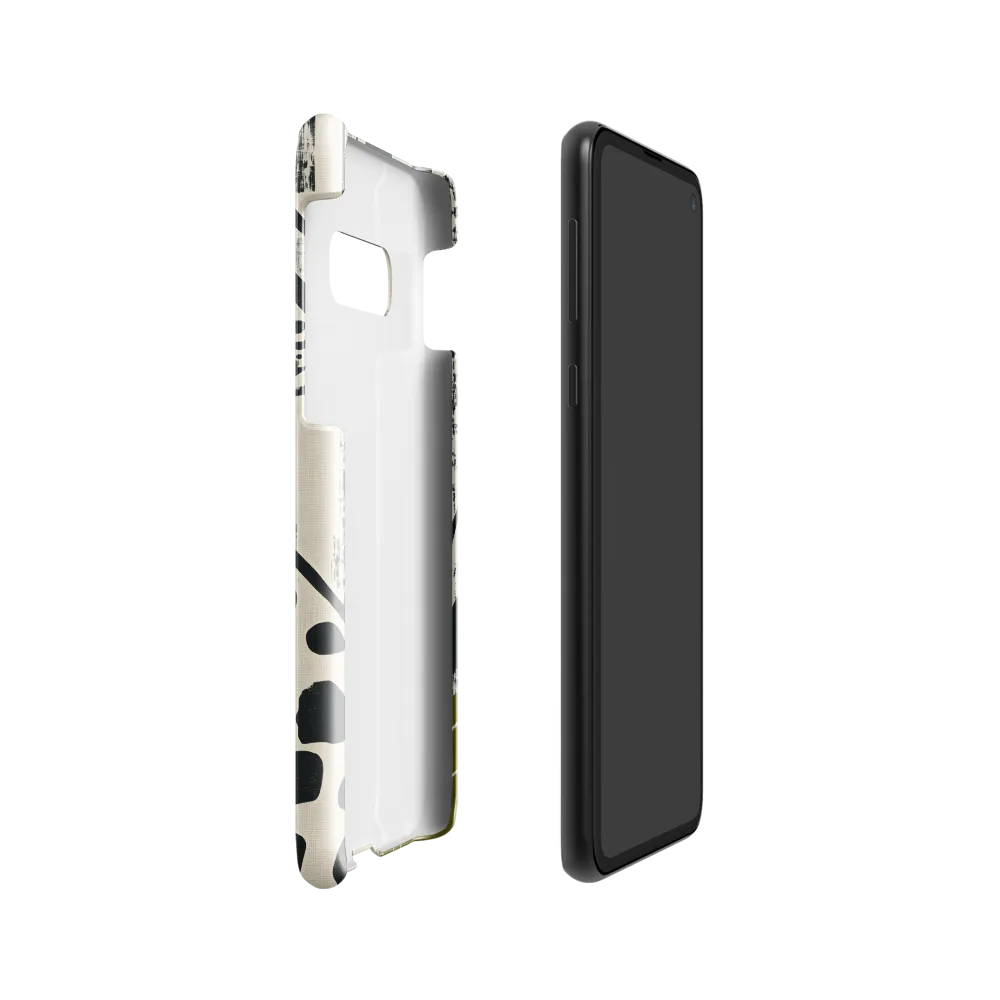 Leopard in Silhouette: A Modern Appeal | Phone Case |  S10e | Snap Case | Glossy