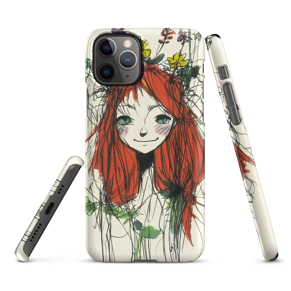 Whimsical Floral Portrait