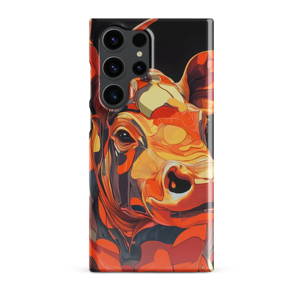Modern Serenade: The Vibrant Cow