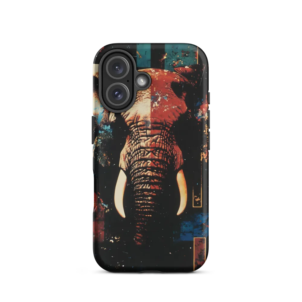 Majestic Mosaic: The Elephant | Phone Case |  16 | Tough Case | Matte