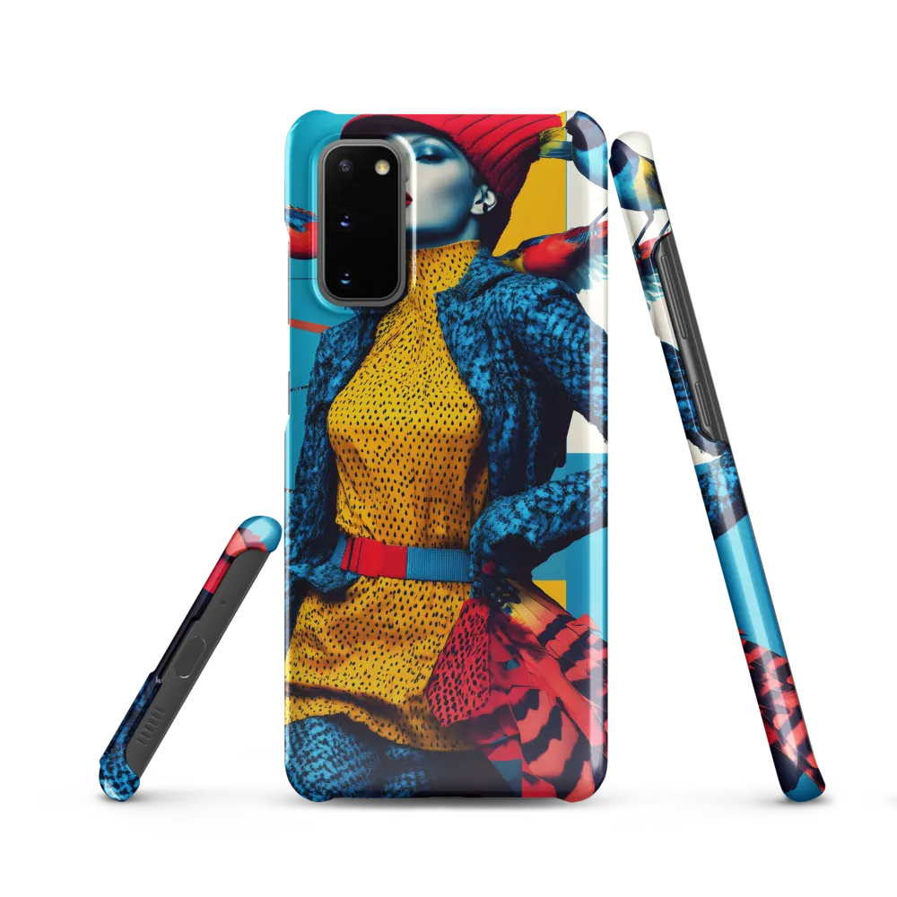 Vibrant Fusion of Nature and Fashion