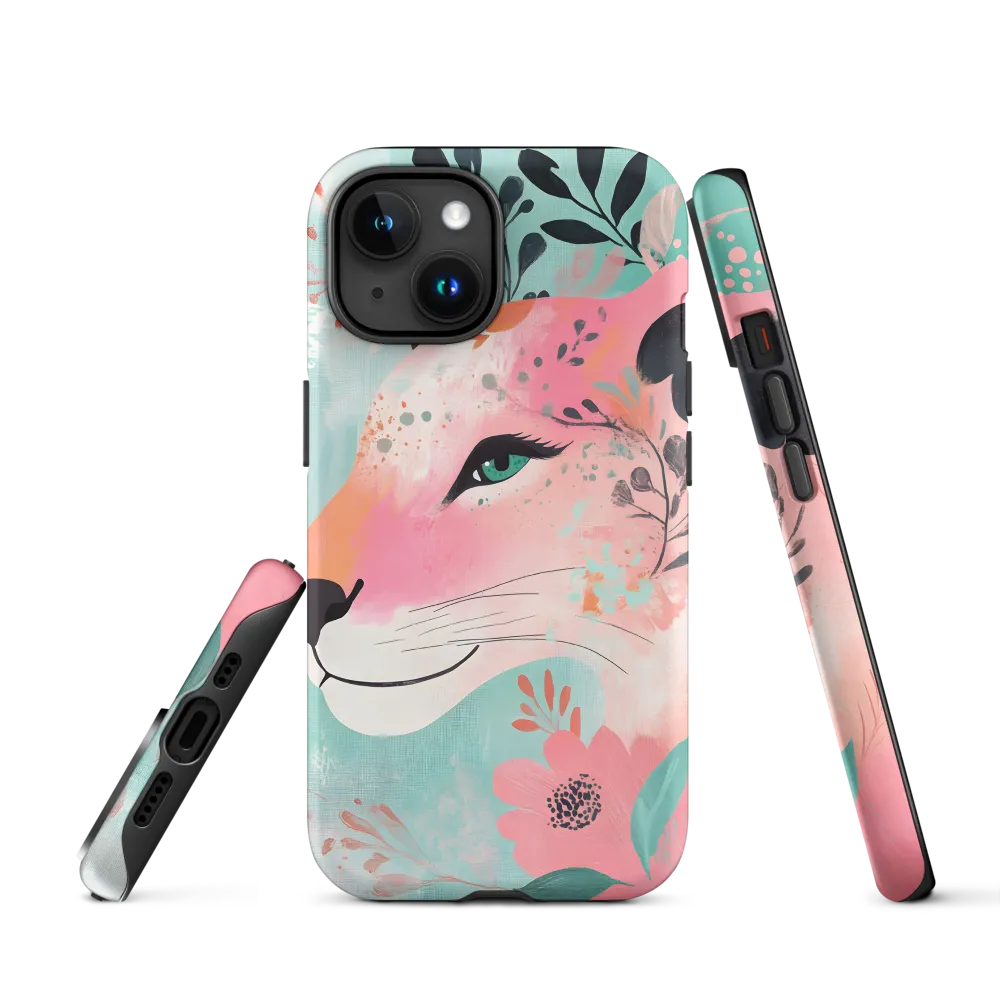 Whimsical Majesty: A Floral Lion