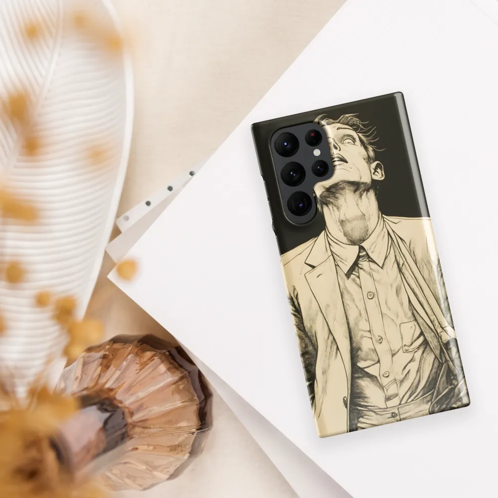 Desperate Gaze | Phone Case |  S22 Ultra | Snap Case | Glossy
