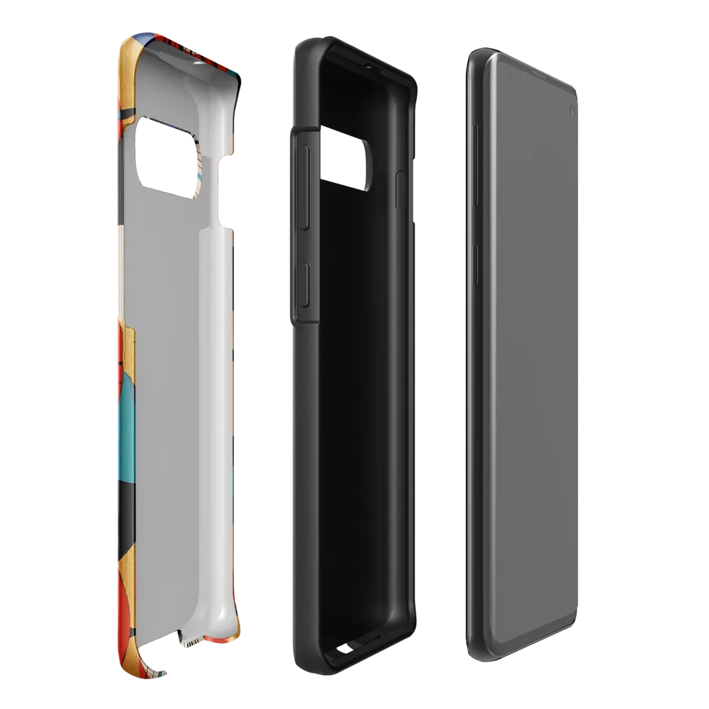 Vibrant Concentric Harmony | Phone Case |  S10 Plus | Tough Case | Glossy