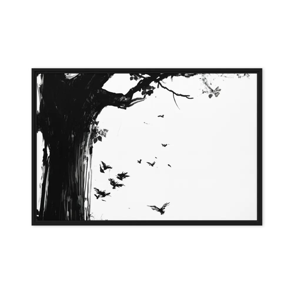 Whispers of Nature | Canvas with Black Frame | 20″×30″