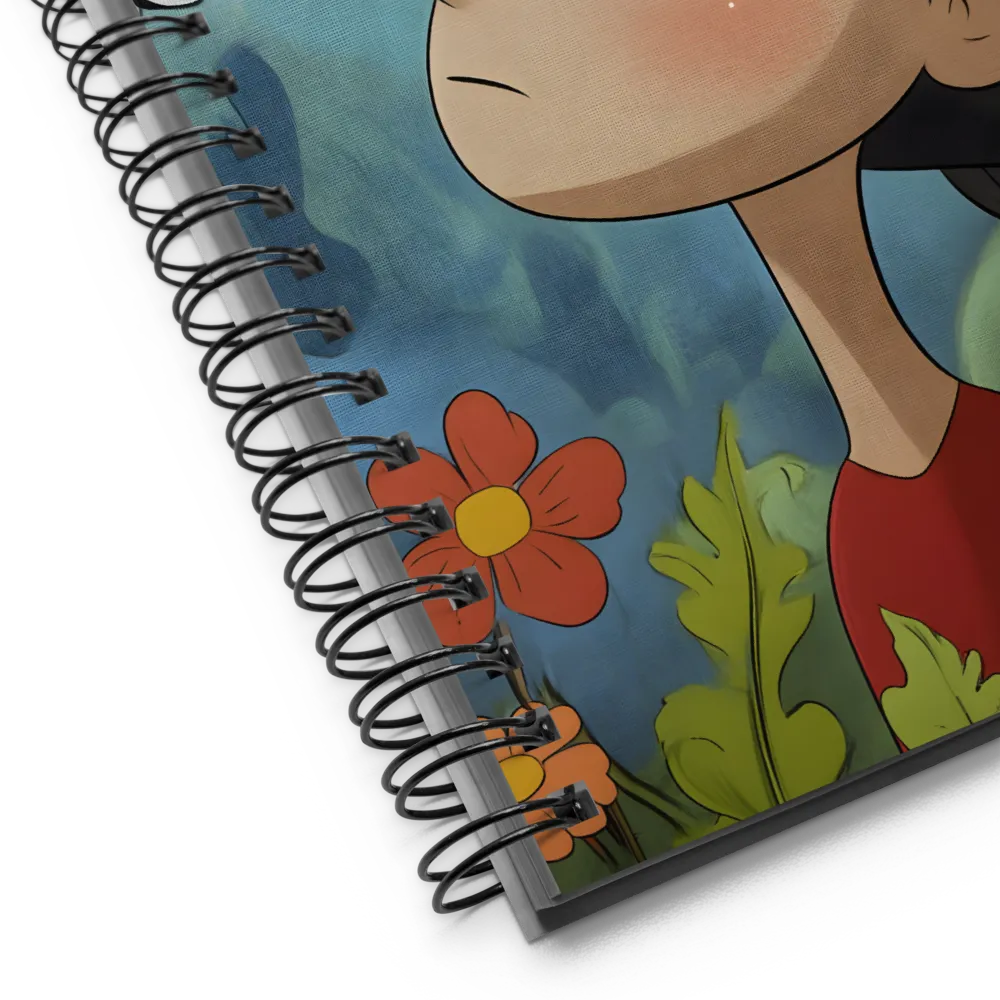 Curiosity in Bloom | Spiral Notebook