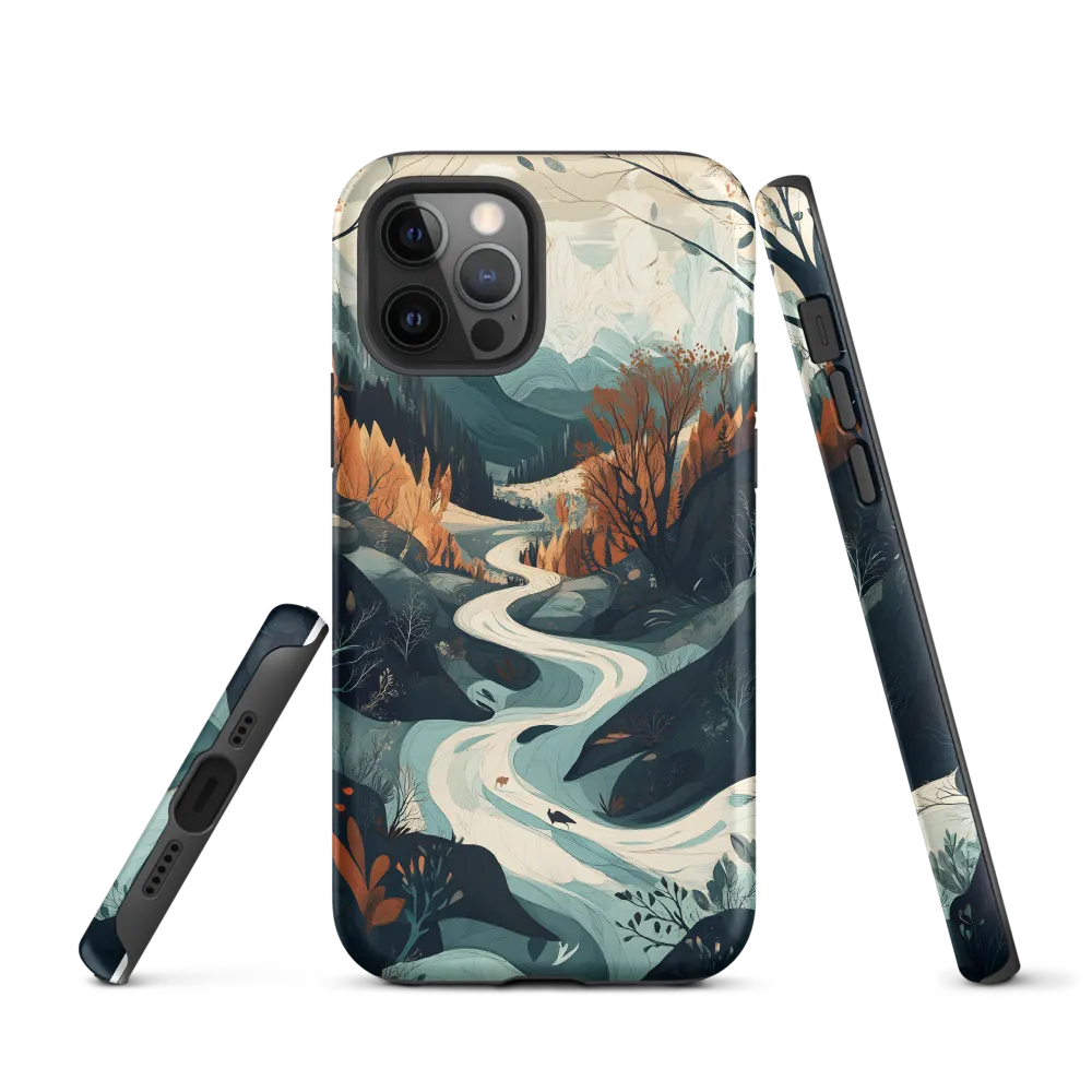 Winding Serenity: A Digital Landscape