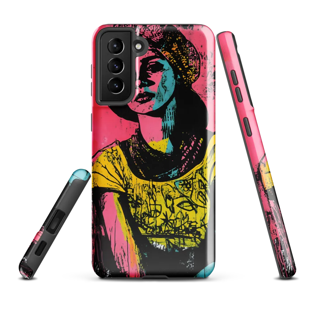 Urban Elegance: A Graffiti Portrait