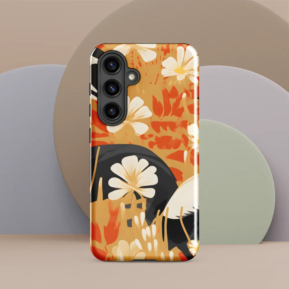 Whimsical Badgers in Bloom