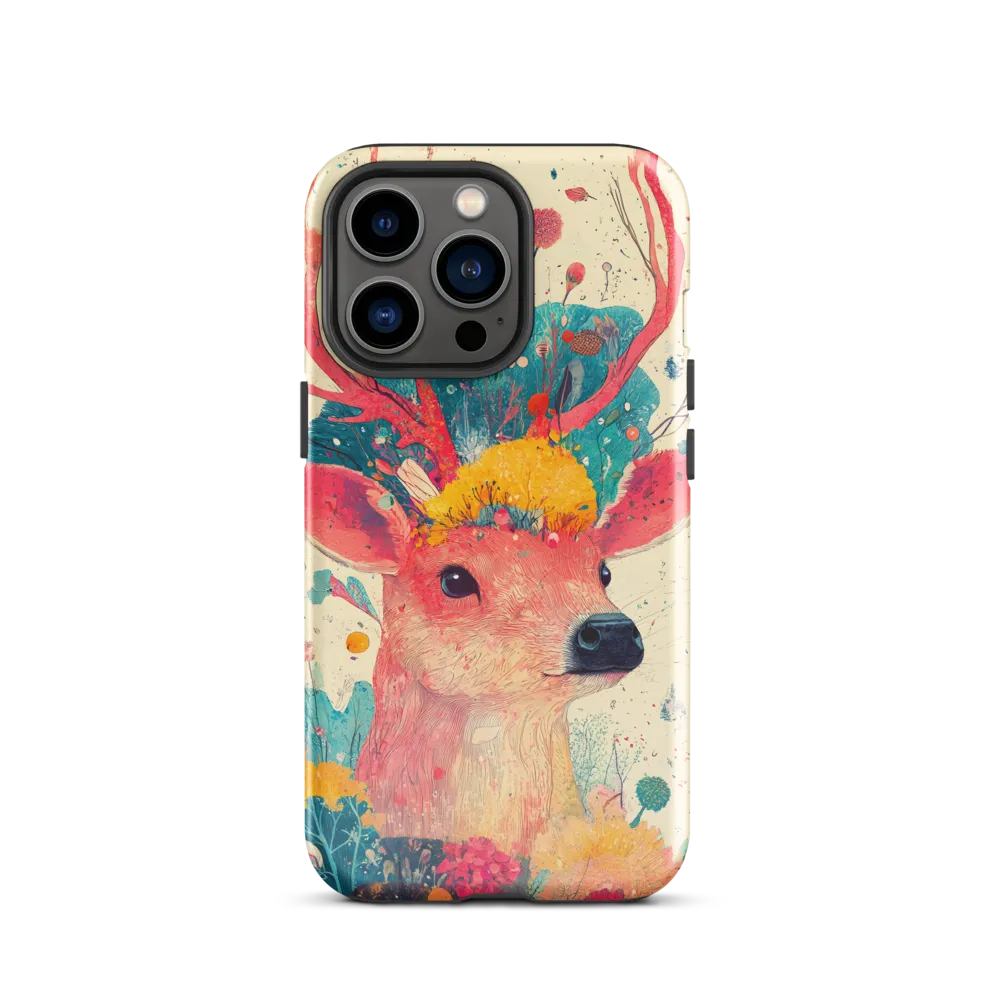 Whimsical Harmony: A Deer in Bloom