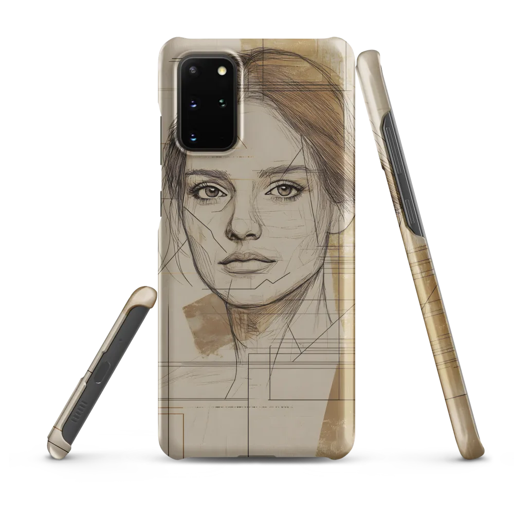 Geometric Elegance: A Modern Portrait