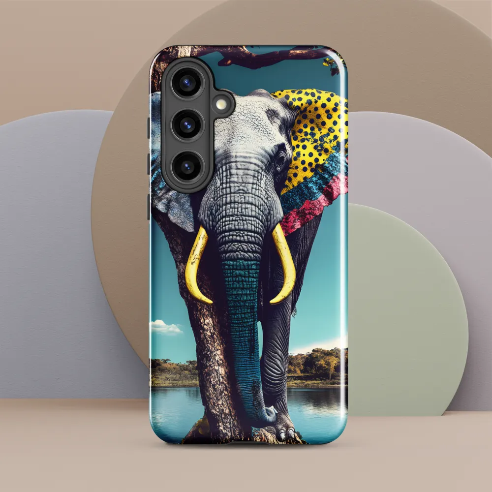 Playful Elegance: The Surreal Elephant
