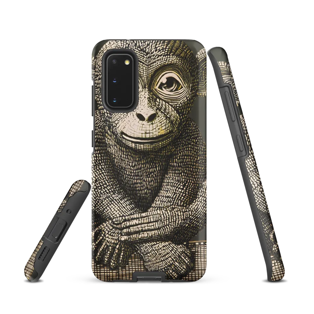 Intricate Primate Portrait