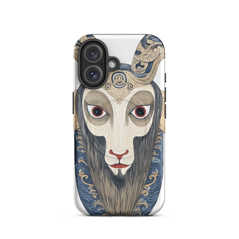 Ethereal Gaze of the Ram | Phone Case |  16 | MagSafe® Tough Case | Matte