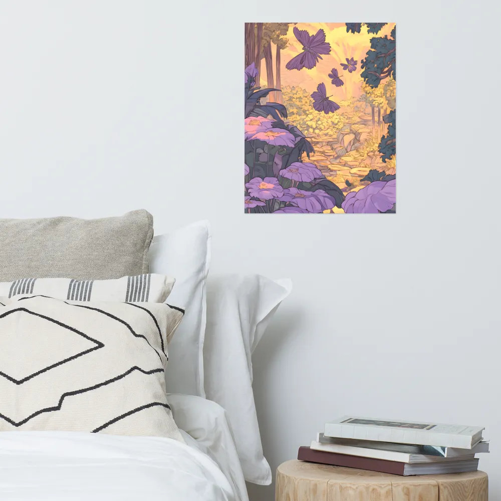 A Serene Dance of Butterflies | Poster | 16″×20″