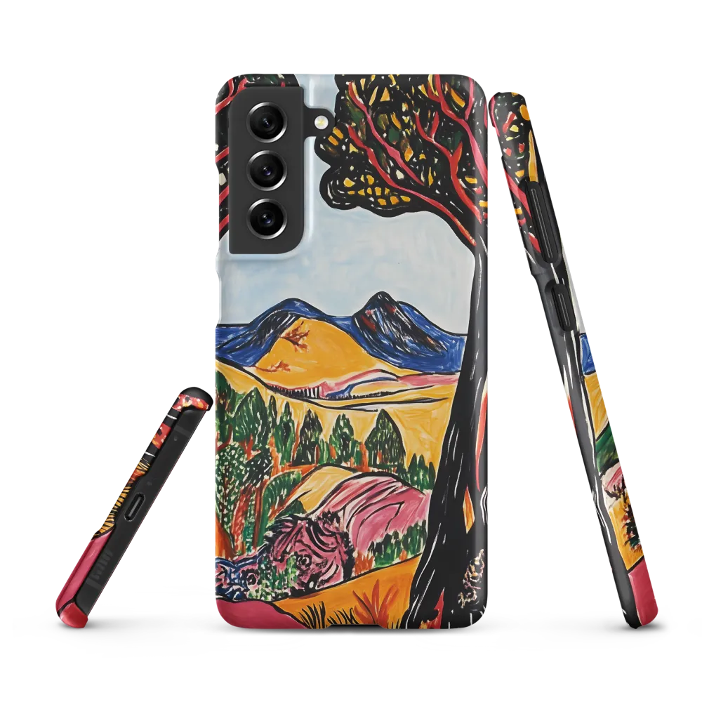Vibrant Nature's Embrace | Phone Case |  S21 FE | Snap Case | Matte