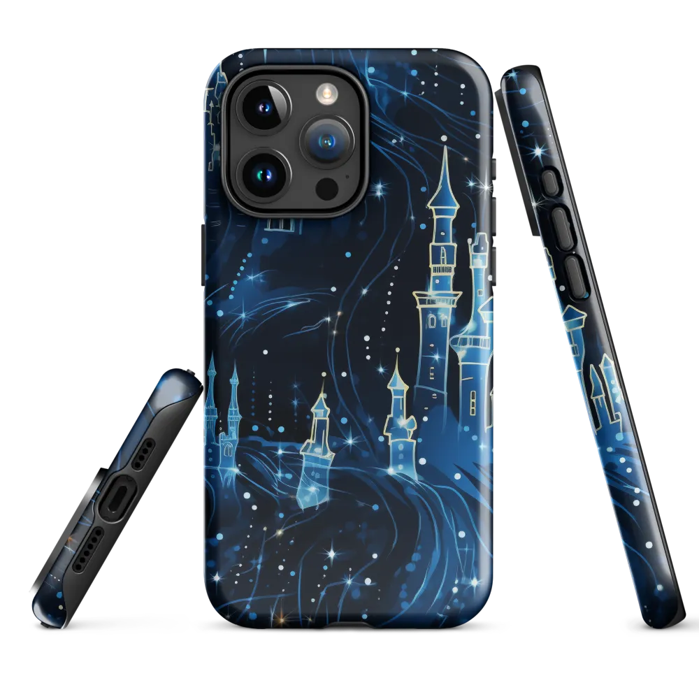 Dreamy Castles in a Starry Sky | Phone Case |  15 Pro Max | Tough Case | Glossy